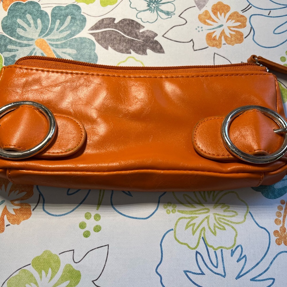 Vintage Orange Nordstrom Clutch